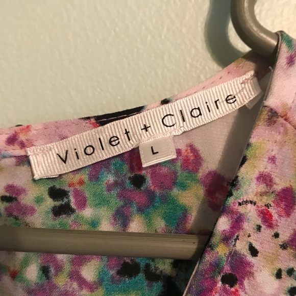Floral Violet + Claire Tank - Picture 3 of 3